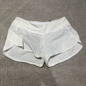 Lululemon white shorts